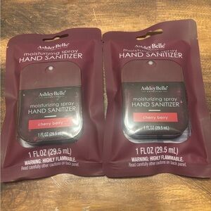 Ashley Belle Cherry Berry Hand Sanitizer - 2 pack nwt